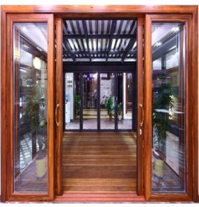 Cửa nhựa lõi thép vân gỗ 02