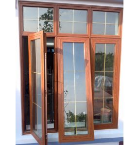 Cửa nhựa lõi thép vân gỗ 05